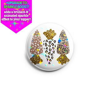 Leopard Carrot Chic Topper