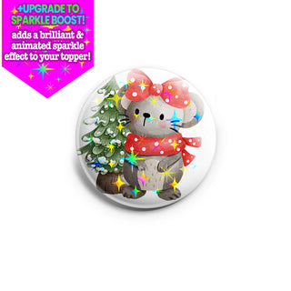 Merry Mouse in Winter Topper