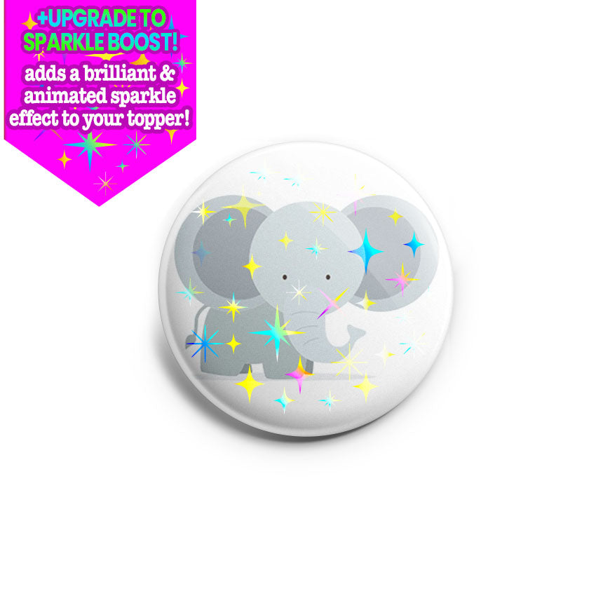 Cute Elephant Topper - Make it Sparkle - Topperswap