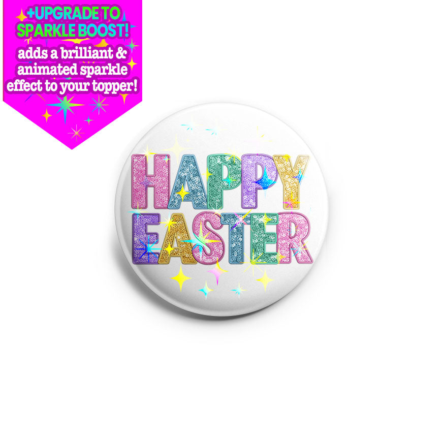 Vibrant Happy Easter Topper -  - Topperswap