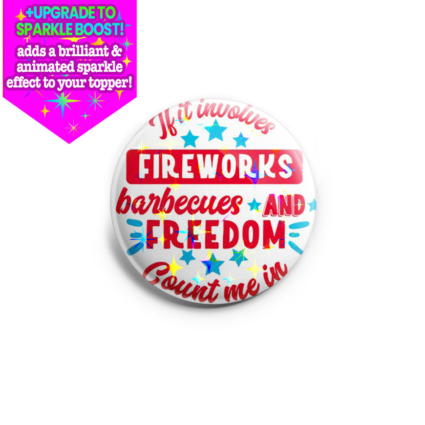 Fireworks and Freedom Topper - Make it Sparkle - Topperswap