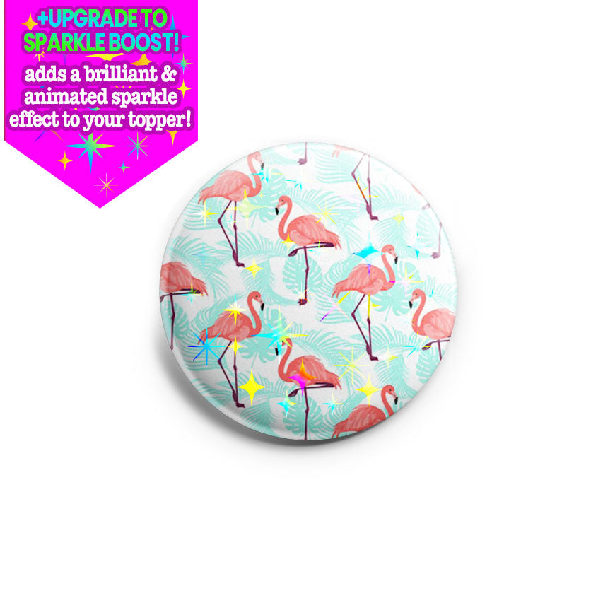 Flamingo Craze Topper - Make it Sparkle - Topperswap
