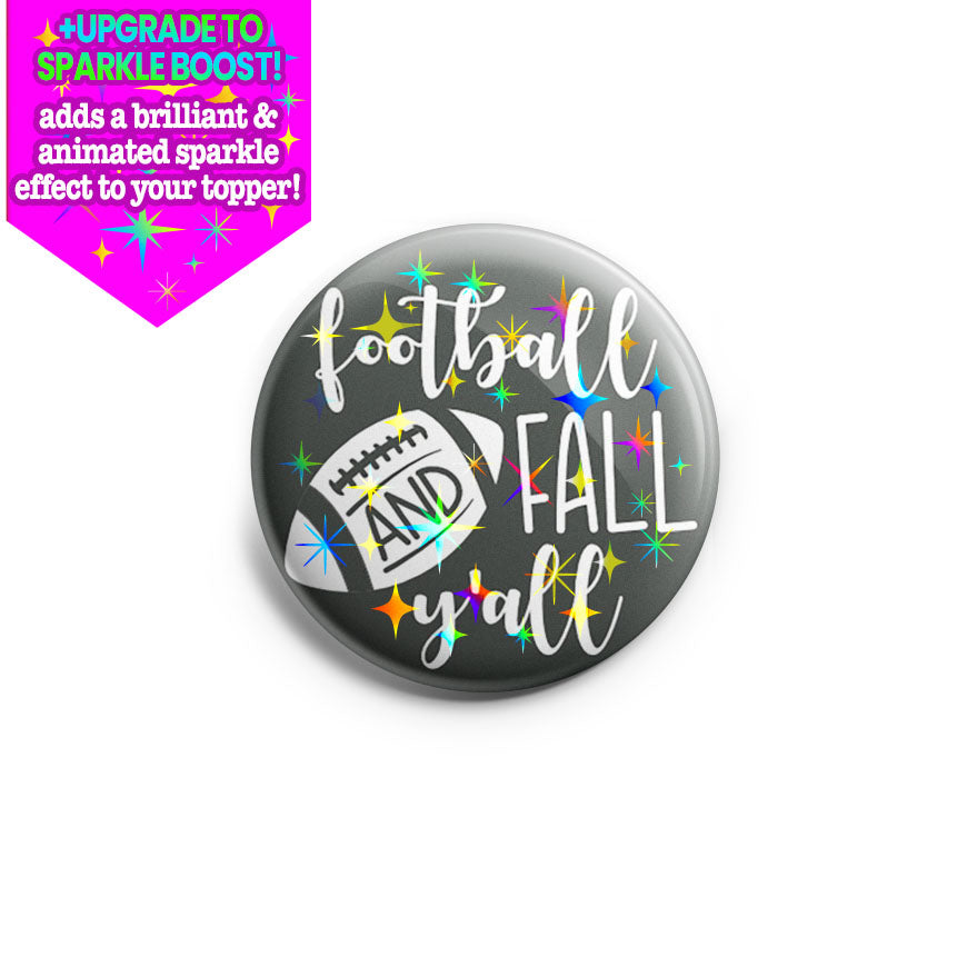 Football and Fall Topper - Vault - Make it Sparkle - Topperswap