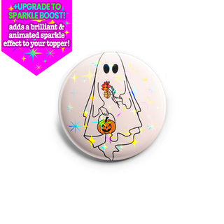 Ghost Greetings Retro Topper