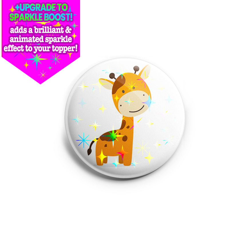 Cute Giraffe Topper - Make it Sparkle - Topperswap