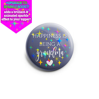 Happiness is Being a Grandma Topper