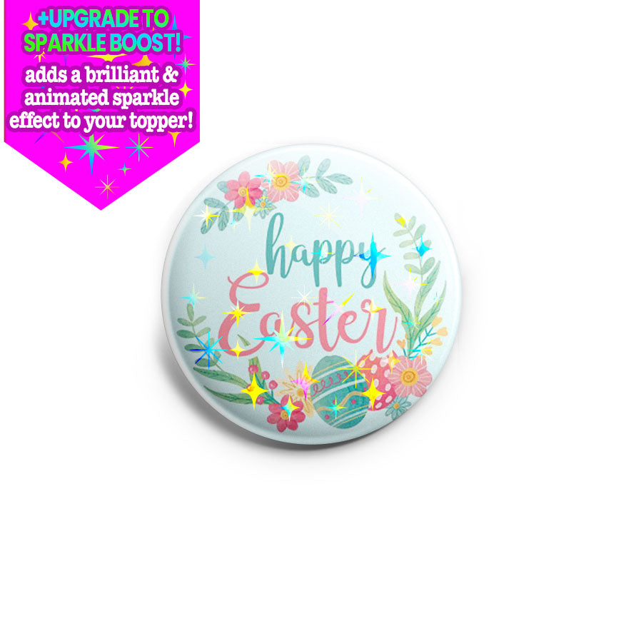 Happy Easter 2019 Topper - Vault - Make it Sparkle - Topperswap