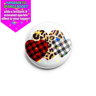 Heart Patterns Topper - Vault
