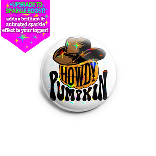 Howdy Pumpkin Topper