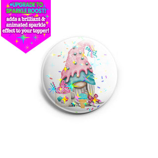 Ice Cream Melt Gnome Topper