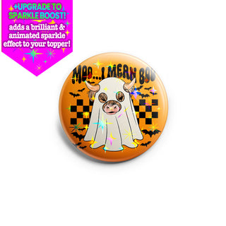 Cute Halloween Dress up Cow  Topper