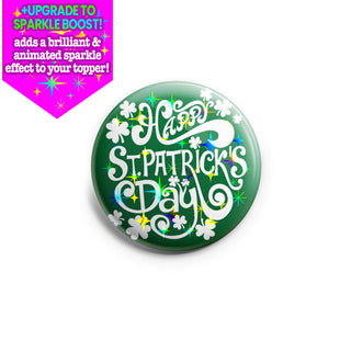 Classic St. Patrick’s Script Topper