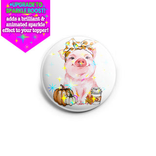 Pumpkin Pig Topper
