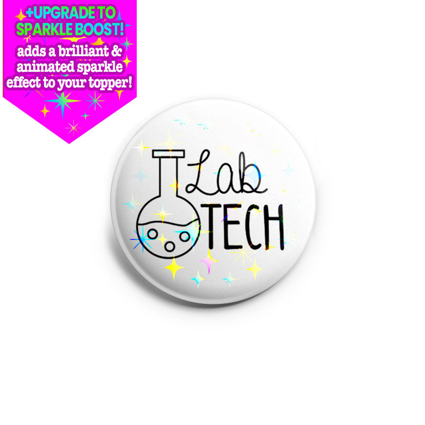 Lab Tech Doodle Topper - Make it Sparkle - Topperswap