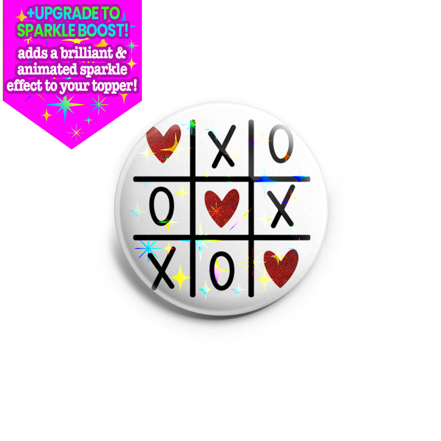 Love Tic-Tac-Toe Topper