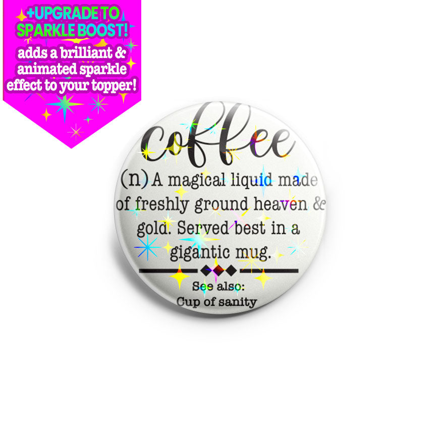 Magical Coffee Topper - Make it Sparkle - Topperswap