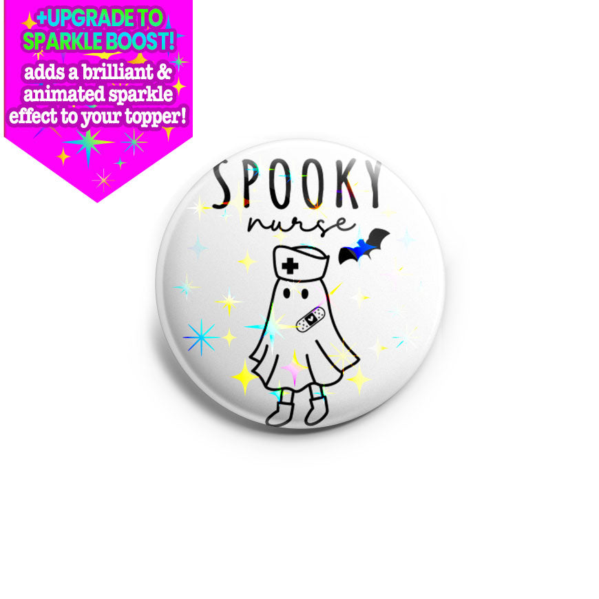 Spooky Nurse Ghost Topper - Make it Sparkle - Topperswap