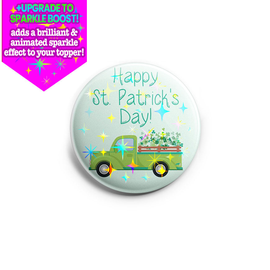 Happy St. Patrick's Day Truck Topper - Vault - Make it Sparkle - Topperswap