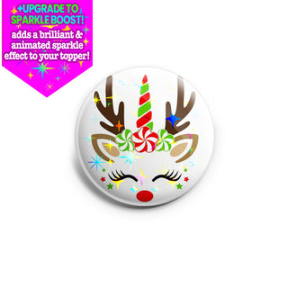 Glam Reindeer Topper