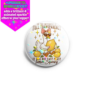 Easy Peasy Lemon Squeezy Goose Topper