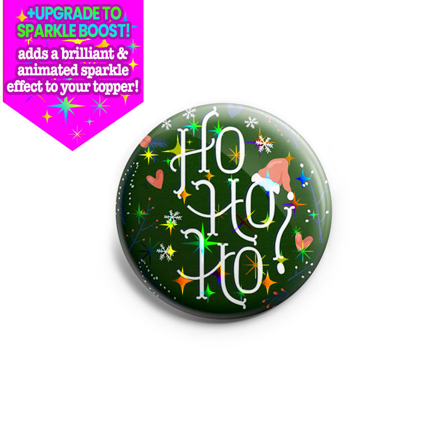 Ho Ho Ho Santa Hat Topper - Vault - Make it Sparkle - Topperswap