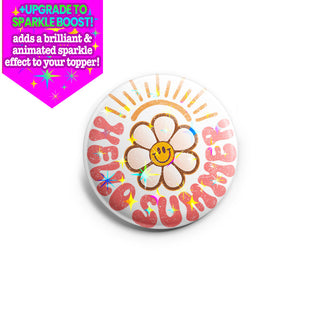 Hello Summer Daisy Flower Topper