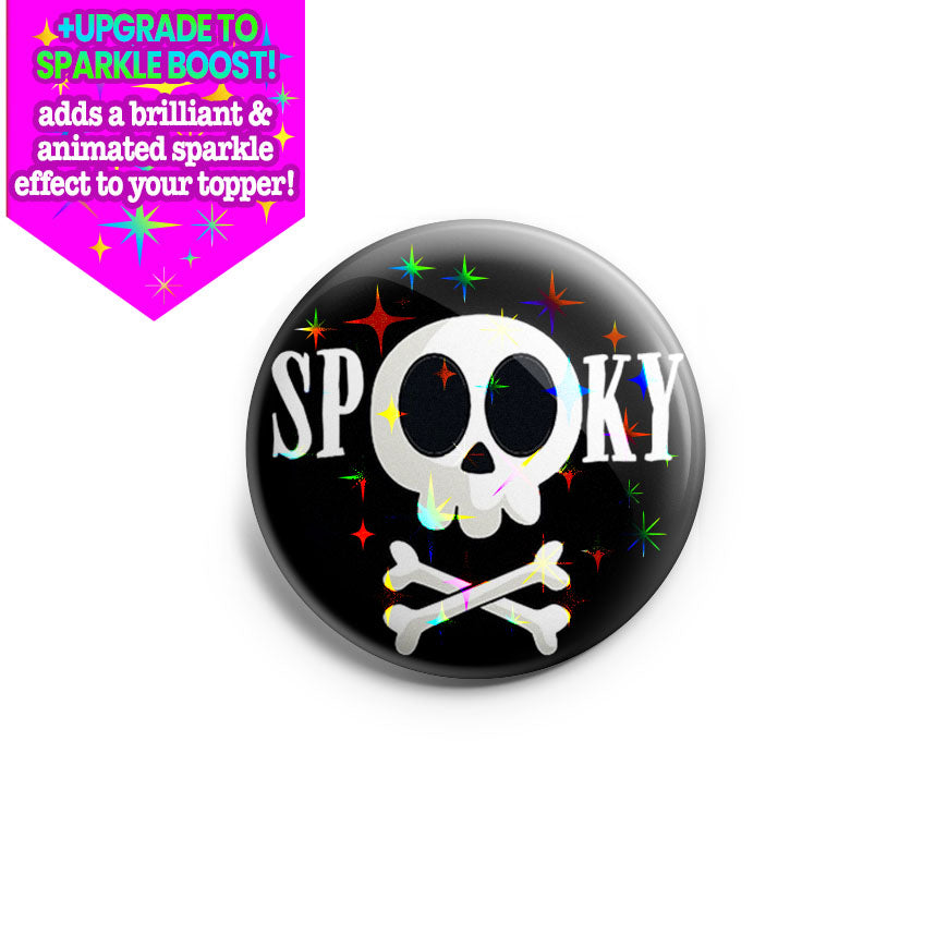 Spooky with Skull Topper - Vault - Make it Sparkle - Topperswap