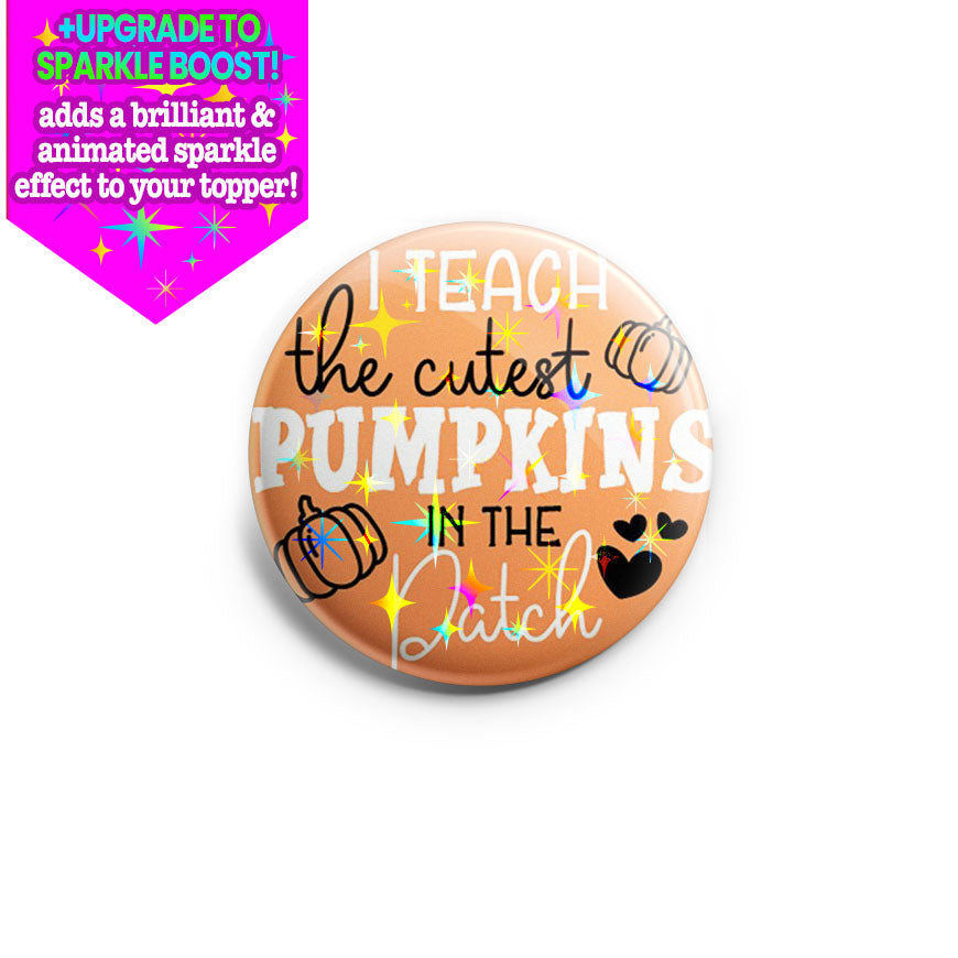 Teach Cute Pumpkins Topper - Vault - Make it Sparkle - Topperswap