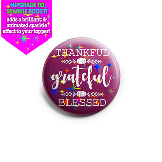 Thankful, Grateful, Blessed Topper - Vault