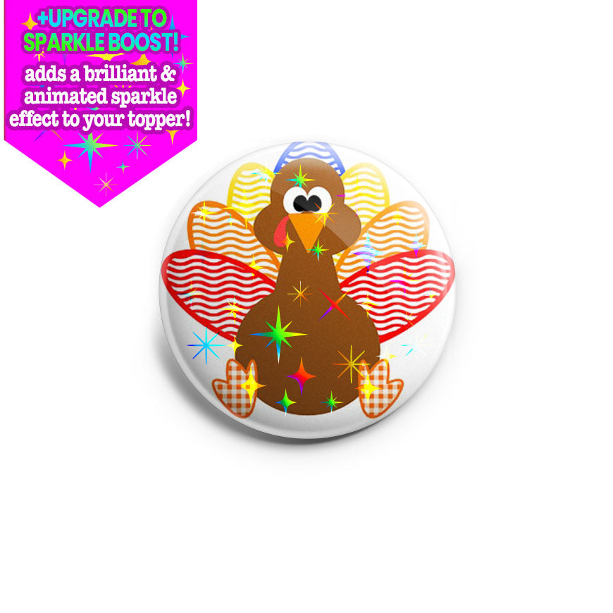 Tizzy Turkey Topper - Vault - Make it Sparkle - Topperswap