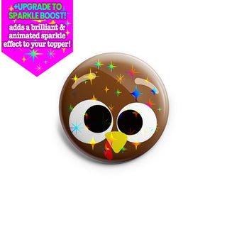 Baby Turkey Face Topper