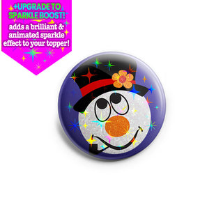 Puzzled Snowman Humor Topper