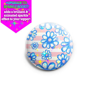 Vintage Summer Flowers Topper