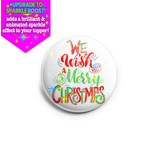 Wish You Merry Christmas Topper