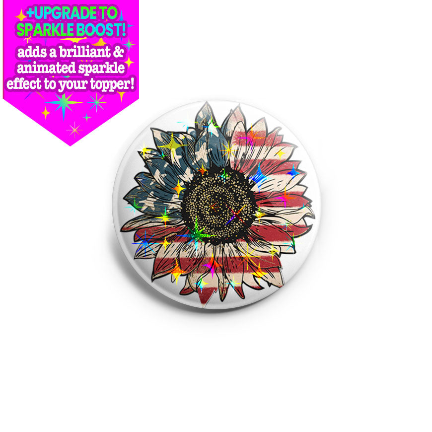 Patriotic Flower Topper -  - Topperswap