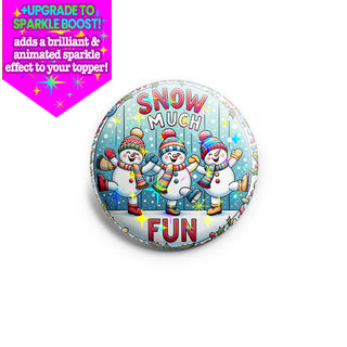 Dancing Snowmen Trio Topper