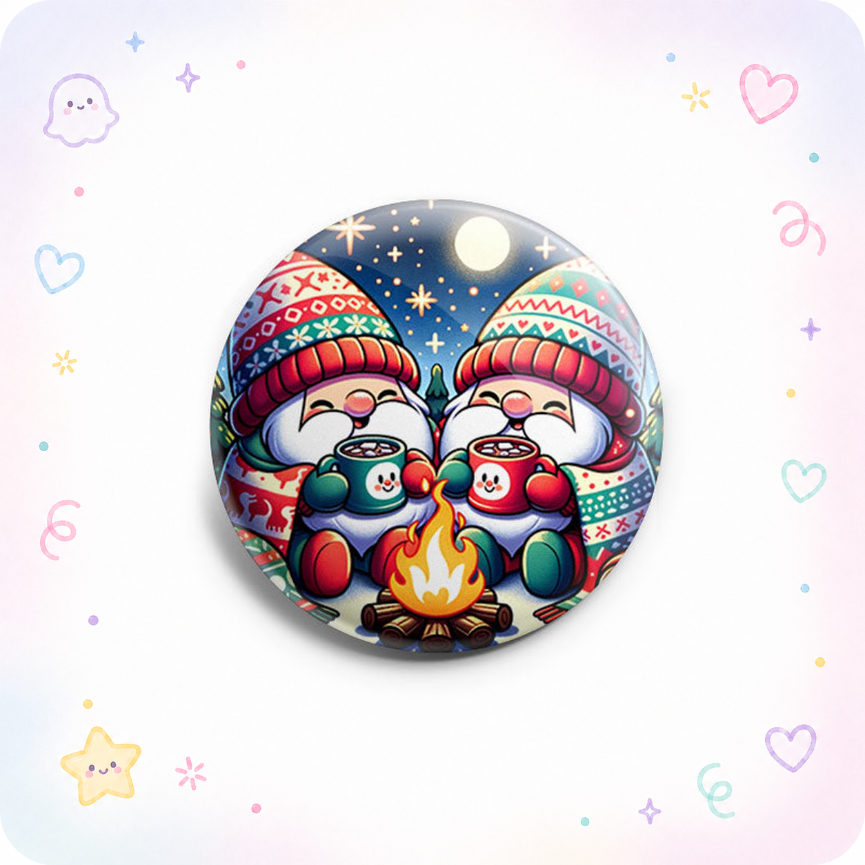 Campfire Cocoa Gnomes Topper - - Topperswap