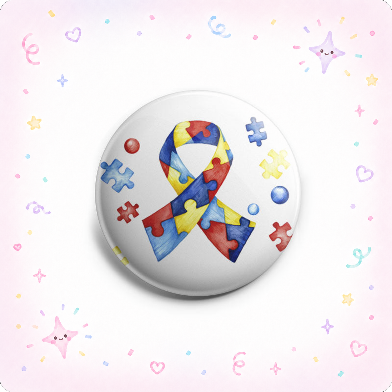 Autism Ribbon Topper - - Topperswap