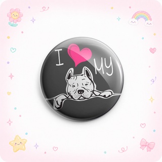 Cute I My Pit bull Topper