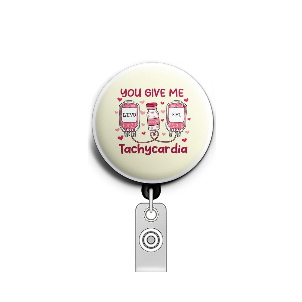 Heartthrob Healer Swapfinity Retractable ID Badge Reel - - Topperswap