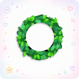 Leafy Wreath Swapfinity Swapper Frame