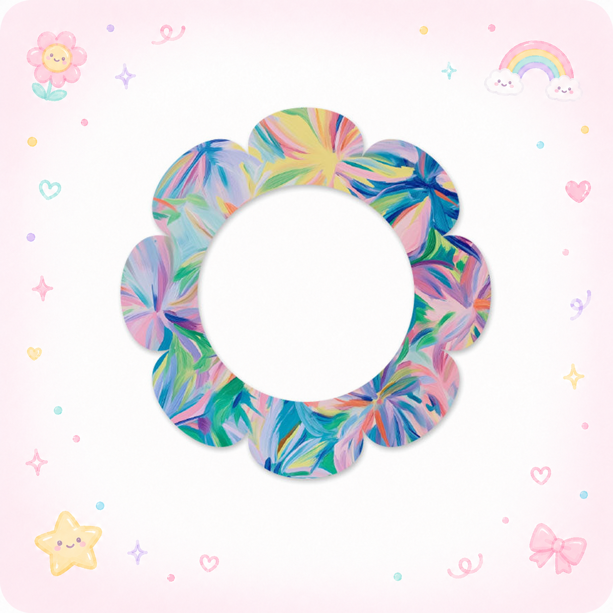 Serene Pastel Watercolor Florals Swapper - - Topperswap