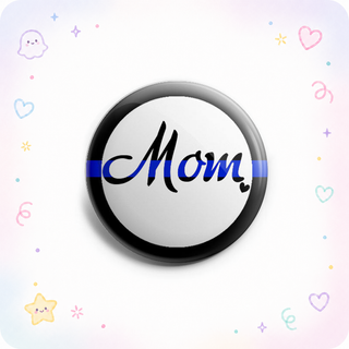 Thin Blue Line - Police Mom Topper