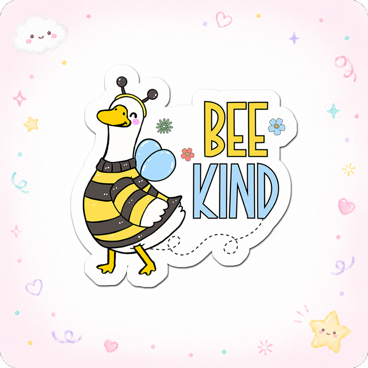 Buzzing Kindness Guru Sticker - - Topperswap