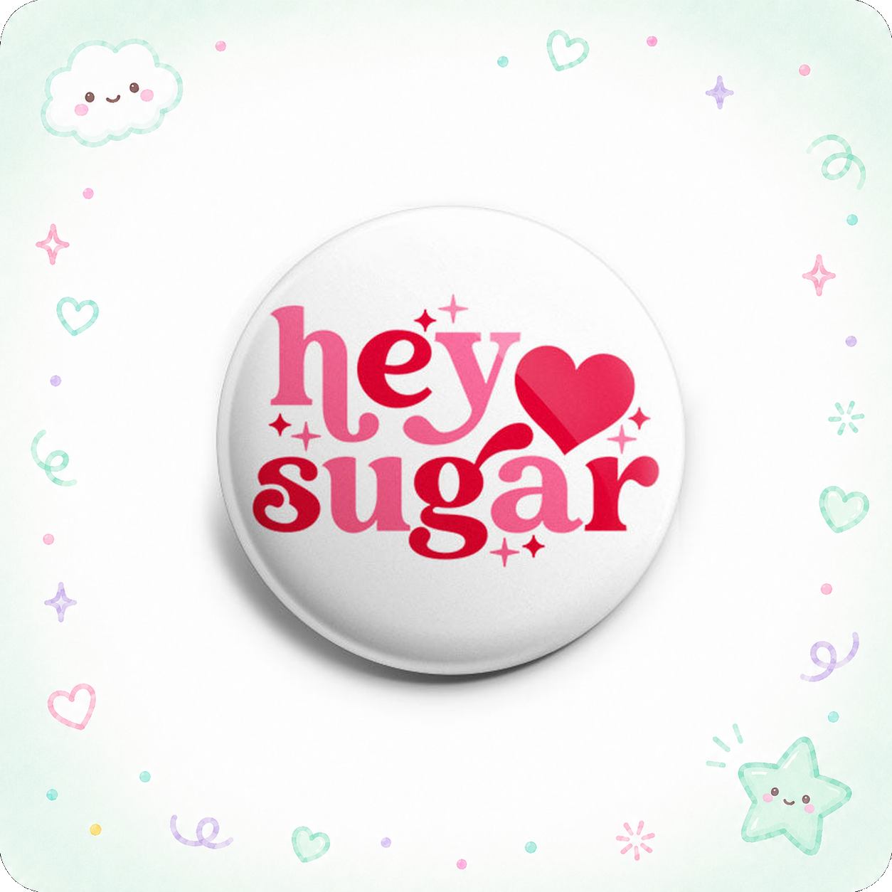 Hey Sugar Heart Topper - - Topperswap