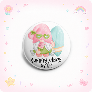 Sunny Vibes Gnome Topper
