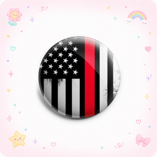 Awesome Thin Red Line Badge of Courage Topper
