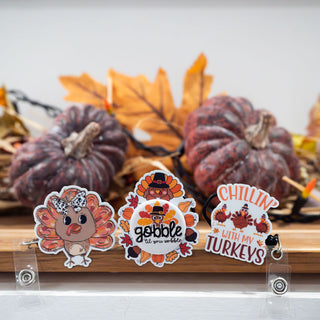 Bow Tie Gobbler Pop Topper