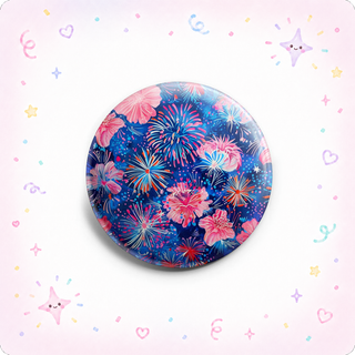 Independence Day Blossoms Watercolor Topper