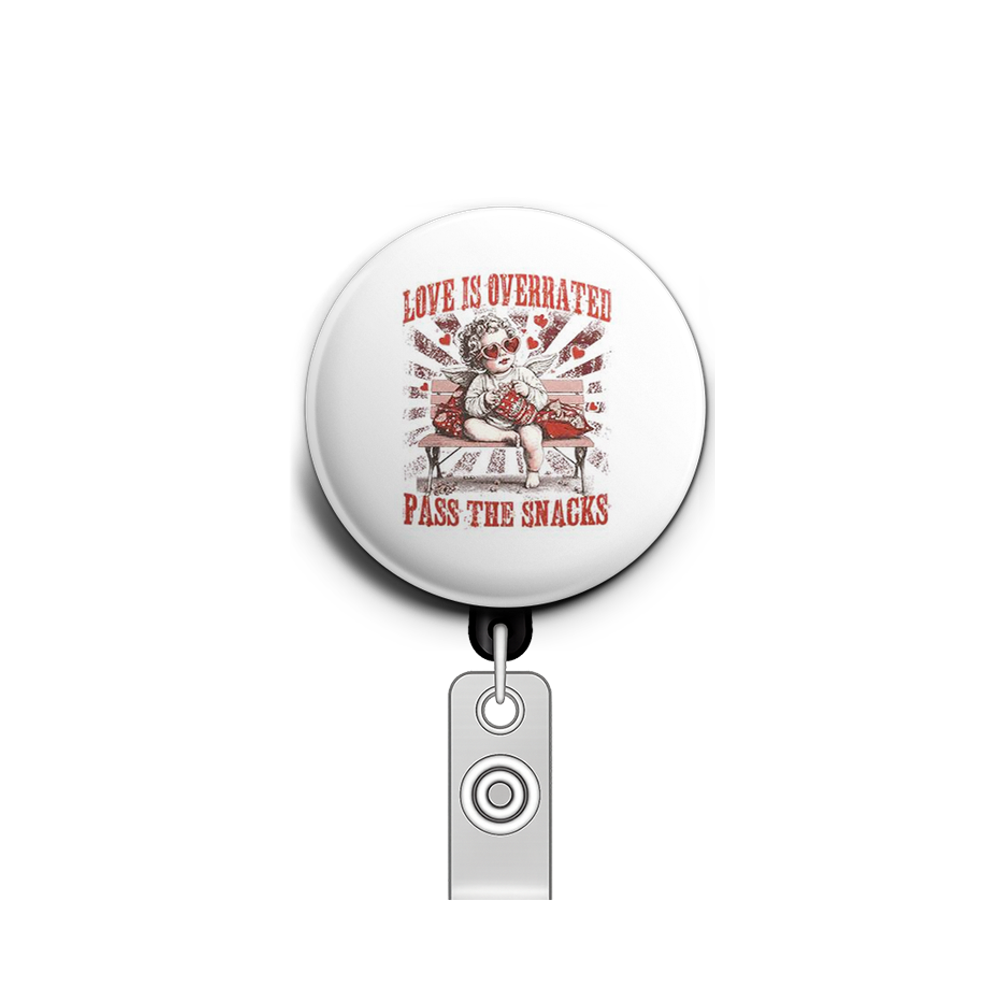 Snack Attack Swapfinity Retractable ID Badge Reel - - Topperswap